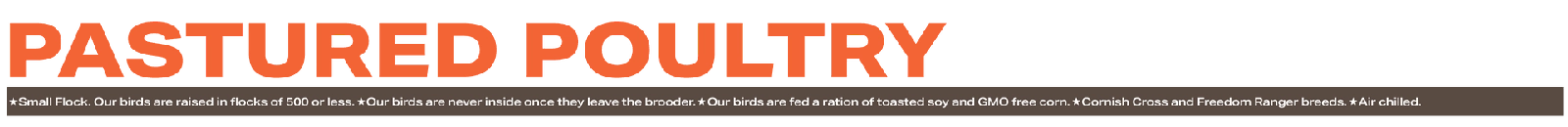 Banner of subcategory: Pastured Poultry