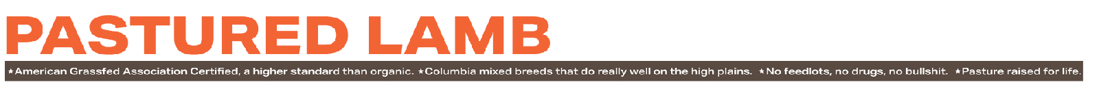 Banner of subcategory: Pastured Lamb
