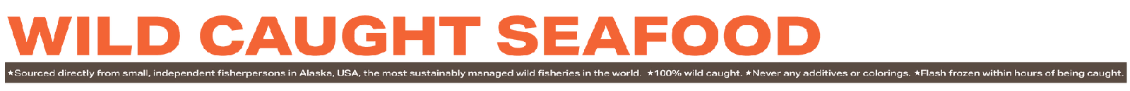 Banner of subcategory: Wild Caught Seafood